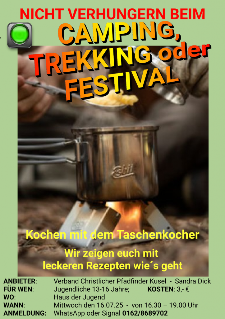 VCP Camping Trekking oder Festival